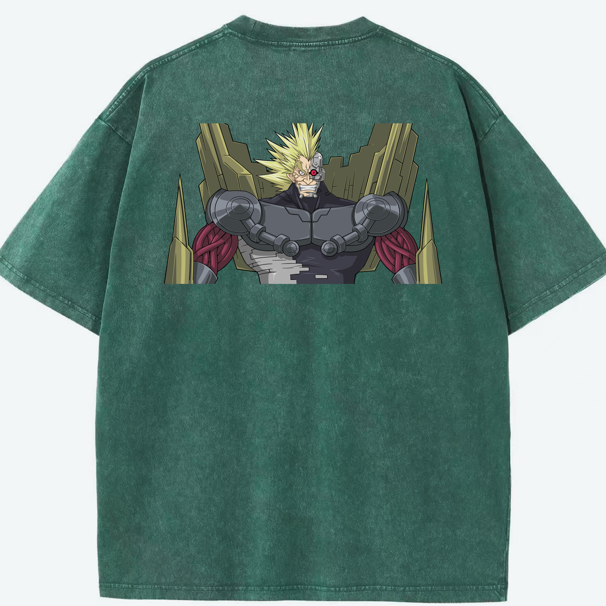 （画像用） 遊☆戯☆王 Yu-Gi-Oh! 綿100% ヴィンテージ風 半袖Tシャツ（背面プリント）